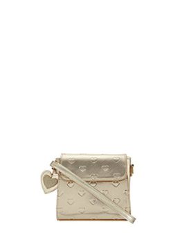 Accessorize Petit sac cartable motif cœurs embossés – Fille Accessorize Petit sac cartable motif cœurs embossés – Fille