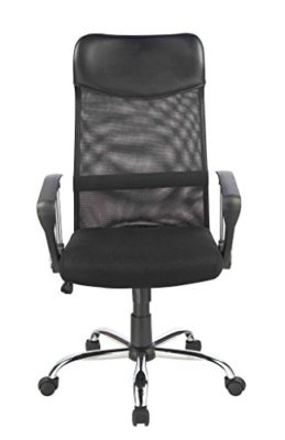 Chaise-De-Bureau-Noir-0341-Fauteuil-De-Chef-Ergonomique-Mesh-Fonction-Dinclinaison-Pivotante-0-0