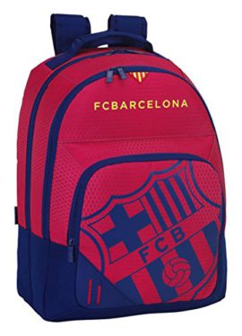 FC-BARCELONE-Grand-sac–dos-adaptable-trolley-Rouge-Deluxe-Ecusson-FC-Barcelone-0