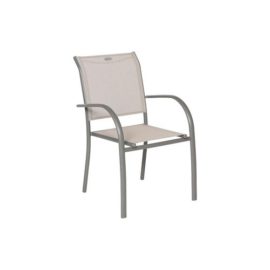 Fauteuil Piazza – Taupe et mastic Fauteuil Piazza – Taupe et mastic