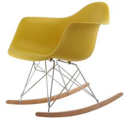 HNNHOME-Fauteuil--bascule-inspiration-RAR-de-style-rtro-Fauteuil--bascule-Leisure-Panton-Moutarde-0