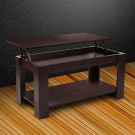 HOMFA Tables de Café Multifonctionnelles Table Basse avec Plateau Relevable HOMFA Tables de Café Multifonctionnelles Table Basse avec Plateau Relevable 6