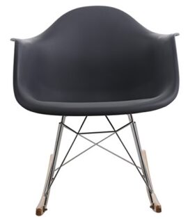 Hnnhome-RAR-Eames-Lounge-rtro–bascule-Fauteuil–bascule-Leisure-Fauteuil-Panton-Gris-acier-0-0