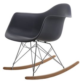 Hnnhome-RAR-Eames-Lounge-rtro--bascule-Fauteuil--bascule-Leisure-Fauteuil-Panton-Gris-acier-0