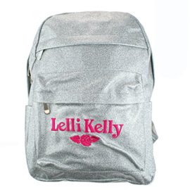 Lelli Kelly LK8297 (AH01) Silver Sparkly Glitter School Rucksack Backpack Bag Lelli Kelly LK8297 (AH01) Silver Sparkly Glitter School Rucksack Backpack Bag