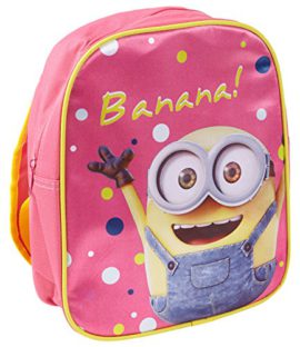 Minions-Despicable-Me-Fille-Sac--dos-fushia-0