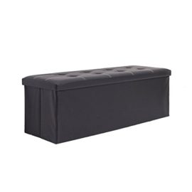 Mobili-Rebecca-Pouf-Bote-de-Rangement-Banc-de-Stockage-Banc-Rectangle-Noir-Design-Contemporain-Salon-Chambre-38-x-110-x-38-cm-Cod-RE4908-0-1