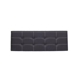 Mobili-Rebecca-Pouf-Bote-de-Rangement-Banc-de-Stockage-Banc-Rectangle-Noir-Design-Contemporain-Salon-Chambre-38-x-110-x-38-cm-Cod-RE4908-0-3