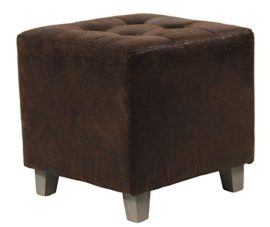 Pouf-carr-Aspect-CUIR-VIEILLI-coloris-MARRON-0