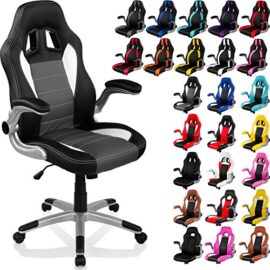 RACEMASTER® Racing chaise de bureau « GT Racer Stripes », accoudoirs pliables, Fauteuil de bureau, 10 couleurs différentes RACEMASTER® Racing chaise de bureau « GT Racer Stripes », accoudoirs pliables, Fauteuil de bureau, 10 couleurs différentes