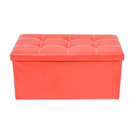 Rebecca-Srl-Pouf-Coffre-de-rangement-Banc-Rectangle-Stokage-Rouge-Design-Contemporain-Salon-Chembre-Cod-RE4623-0