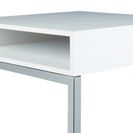 Relaxdays Table basse HxlxP: 61 x 37 x 38 cm table console table d’appoint canapé pour le salon chevet table ordinateur compartiment de rangement journaux papiers pieds en métal stables, blanc Relaxdays Table basse HxlxP: 61 x 37 x 38 cm table console table d’appoint canapé pour le salon chevet table ordinateur compartiment de rangement journaux papiers pieds en métal stables, blanc 6