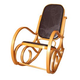 Rocking-chair-fauteuil–bascule-M41-imitation-bois-de-chne-assise-en-cuir-Patchwork-marron-0