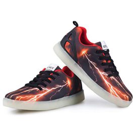 Sibba Chaussures avec Lumière LED Chaussures Chaussures de Sport Lumineuses USB Rechargeable Lumière Clignotante Sibba Chaussures avec Lumière LED Chaussures Chaussures de Sport Lumineuses USB Rechargeable Lumière Clignotante