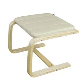 SoBuy® FST38-W Repose Jambes Repose Pieds Rembourré Bouleau – Beige SoBuy® FST38-W Repose Jambes Repose Pieds Rembourré Bouleau – Beige 2