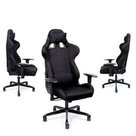 Songmics-Chaise-gamer-Fauteuil-de-bureau-racing-sport-avec-support-lombaire-et-coussin-0-0