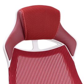 TRESKO® Chaise Fauteuil siège de bureau racing sport ergonomique inclinable accoudoirs rembourrés,système à bascule avec possibilité de réglage du poids, appuie-tête intégré, lift SGS contrôlé, de 10 couleurs différentes, Lift SGS contrôlé TRESKO® Chaise Fauteuil siège de bureau racing sport ergonomique inclinable accoudoirs rembourrés,système à bascule avec possibilité de réglage du poids, appuie-tête intégré, lift SGS contrôlé, de 10 couleurs différentes, Lift SGS contrôlé 4