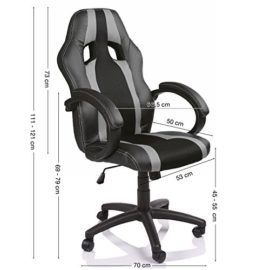 TRESKO-Chaise-Fauteuil-sige-de-bureau-racing-sport-ray-ergonomique-inclinable-accoudoirs-rembourrs-de-13-couleurs-diffrentes-Lift-SGS-contrl-0-0