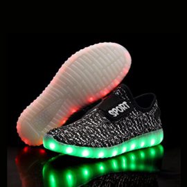 TULUO-Enfants-Garons-Filles-Chaussures-LED-USB-Chargeur-Sneakers-Enfants-Flashing-Trainers-0-0