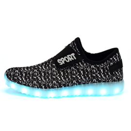 TULUO-Enfants-Garons-Filles-Chaussures-LED-USB-Chargeur-Sneakers-Enfants-Flashing-Trainers-0-1