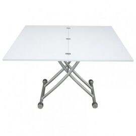 Table basse relevable à plateau & allonge dépliable Clever XL – Laqué blanc Brillant Table basse relevable à plateau & allonge dépliable Clever XL – Laqué blanc Brillant 4