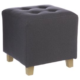 Tabouret-Pouf-carr-LIN-et-COTON-coloris-GRIS-Souris-0