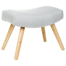 Tabouret pouf original – Esprit scandinave – Coloris GRIS Soie Tabouret pouf original – Esprit scandinave – Coloris GRIS Soie