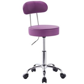 WOLTU-498-Tabouret-pivotantchaise-pivotante-chaise-de-bureau-avec-dossier-rglable8-couleurs-0-0