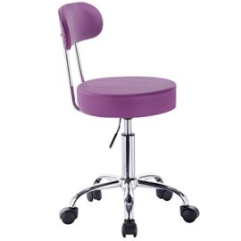 WOLTU-498-Tabouret-pivotantchaise-pivotante-chaise-de-bureau-avec-dossier-rglable8-couleurs-0-1