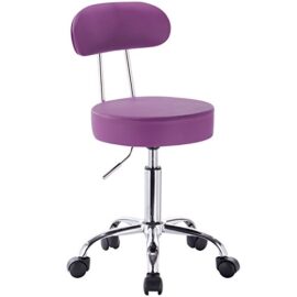 WOLTU-498-Tabouret-pivotantchaise-pivotante-chaise-de-bureau-avec-dossier-rglable8-couleurs-0-2