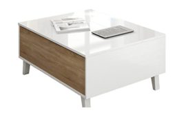 ZAIKEN-PLUS-Table-basse-scandinave-blanc-brillant-et-dcor-chene-L-100-cm-0-0