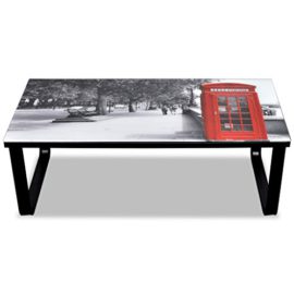 vidaXL Table basse en verre Design piano vidaXL Table basse en verre Design piano 5