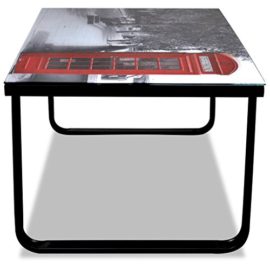 vidaXL Table basse en verre Design piano vidaXL Table basse en verre Design piano 6