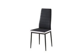 Bestmobilier-SANDY-Lot-de-6-chaises-Simili-NoirBlanc-0-1