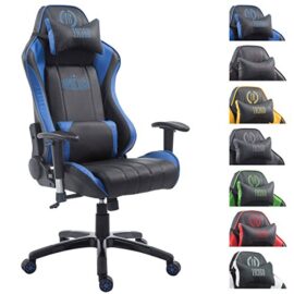 CLP Fauteuil de bureau DRIFT XL racing, revêtement en similicuir, capacité de charge max. 150 kg, fauteuil gaming, fauteuil de chef avec ou sans repose-pied, différentes couleurs au choix CLP Fauteuil de bureau DRIFT XL racing, revêtement en similicuir, capacité de charge max. 150 kg, fauteuil gaming, fauteuil de chef avec ou sans repose-pied, différentes couleurs au choix