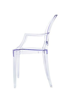 Damiware Lot de 4 Plexiglas Acrylique Ghost Chair Accoudoir Chaise Spirit Transparant. Illustration en Transparent Damiware Lot de 4 Plexiglas Acrylique Ghost Chair Accoudoir Chaise Spirit Transparant. Illustration en Transparent 3