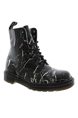 Dr. Martens Pascal Mrbl Black Patent Marble 21442071, Boots Dr. Martens Pascal Mrbl Black Patent Marble 21442071, Boots 7