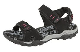 Femmes-PDQ-Rose-Gris-Aventure-Randonne-Marche-Sport-Velcro-Sandales-Pointure-4-5-6-7-8-0