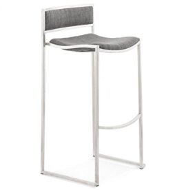 KoKoon BS00980GR FABRIK Tabouret Tissu Gris 44 x 50 x 93 cm KoKoon BS00980GR FABRIK Tabouret Tissu Gris 44 x 50 x 93 cm