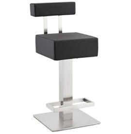 Kokoon BS00680BL Noble Mini Tabouret de Bar Faux Cuir Noir 40 x 45 x 90 cm Kokoon BS00680BL Noble Mini Tabouret de Bar Faux Cuir Noir 40 x 45 x 90 cm