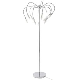 Kokoon FL00160CH Design Drago Lampe de Sol Métal Chrome 115 x 115 x 197 cm Kokoon FL00160CH Design Drago Lampe de Sol Métal Chrome 115 x 115 x 197 cm