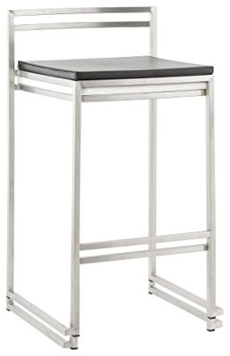 Kokoon Meto Tabouret de Bar Faux Cuir 41 x 44 x 76,5 cm Kokoon Meto Tabouret de Bar Faux Cuir 41 x 44 x 76,5 cm 3