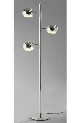 Lampadaire design KOKOON 3 abats jour chrome modulable Lampadaire design KOKOON 3 abats jour chrome modulable