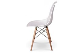 Lot-de-2-chaises-tendance-rtro-Blanches-0-2