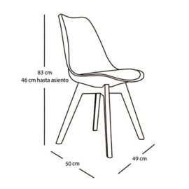 PACK 4 CHAISES NEW TOWER WOOD BLANCH PACK 4 CHAISES NEW TOWER WOOD BLANCH 6