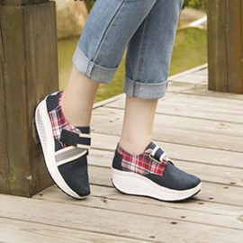 Solshine-Womens-Print-Canvas-Casual-Shoes-Fashion-Wedge-Sport-Sneakers-0-2