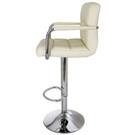 Songmics-Lot-de-2-Tabourets-de-bar-haut-Chaise-de-bar-simili-cuir-PU-chrome-hauteur-rglable-grande-base–41-cm-0-2