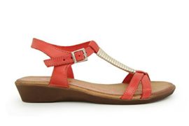 THILTRADING-Chaussures-femme-Sandales-Rouge-XUSANDALIA-1051-Cuir-Semelle-en-gel-0-0