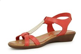 THILTRADING-Chaussures-femme-Sandales-Rouge-XUSANDALIA-1051-Cuir-Semelle-en-gel-0-2