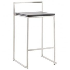 Tabouret de bar design METO Noir Tabouret de bar design METO Noir